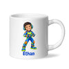 Personalised Gamer Hero Kids Photo Mug, view 5
