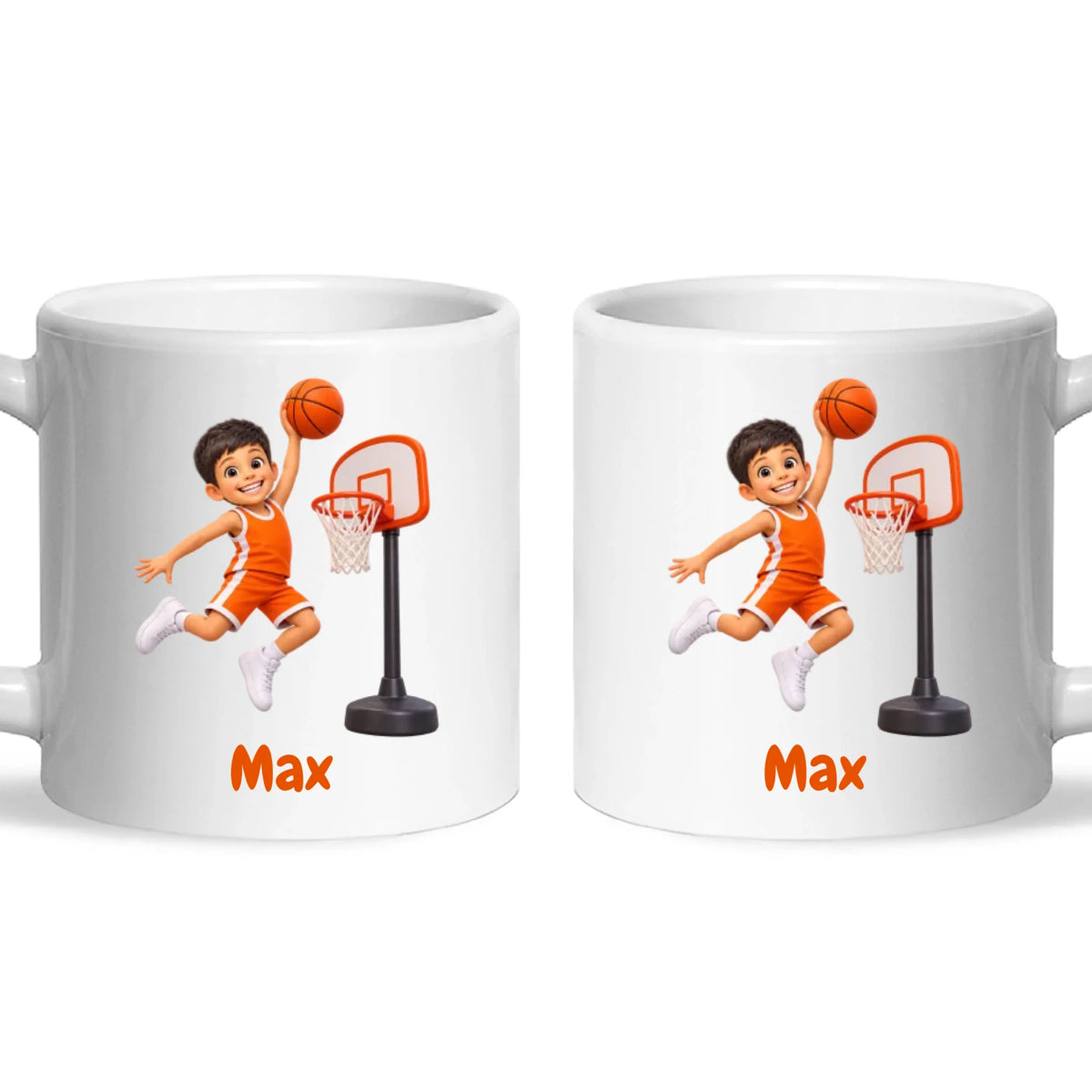 Personalised Basketball Star Kids Photo Mug, view 6