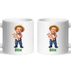 Personalised Little Farmer Kids Photo Mug, view 6