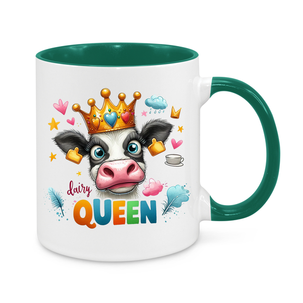 Dairy Queen Mug – Funny 11oz Coffee Cup – Perfect Gift for Dairy Farmers & Milk Lovers