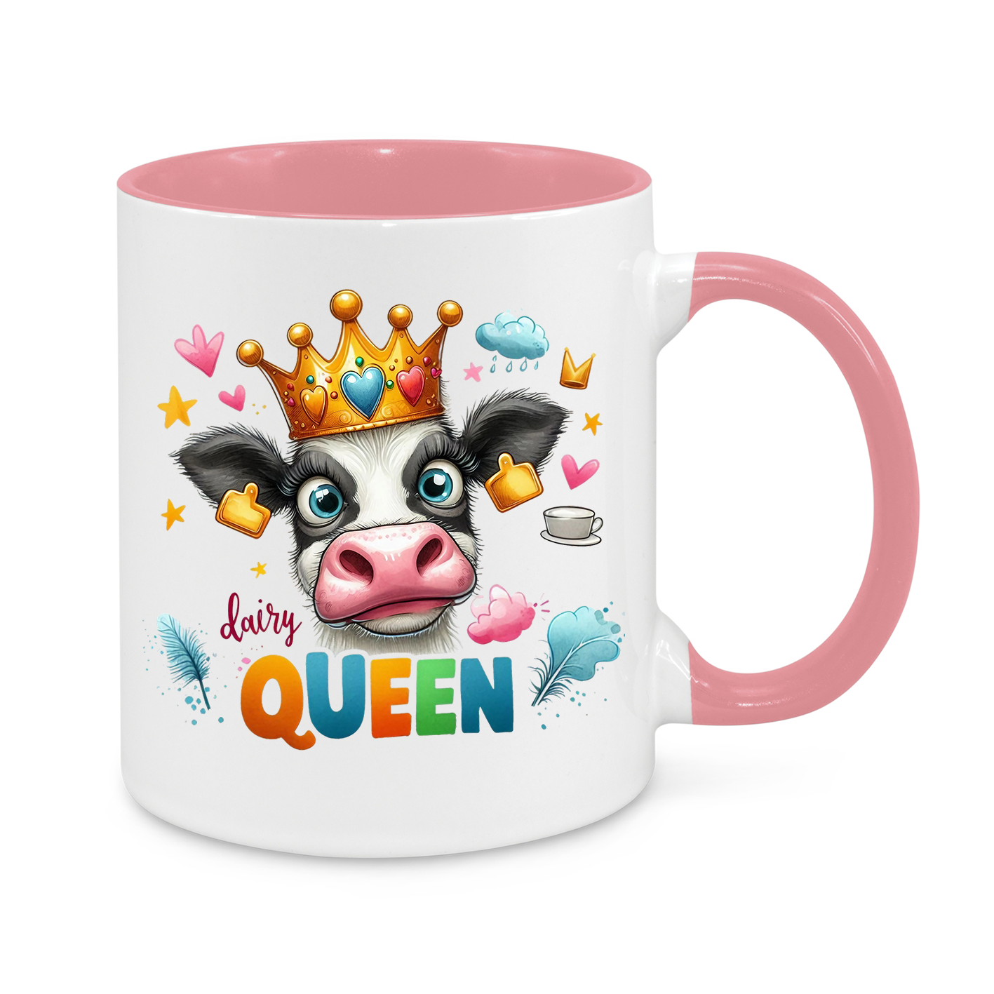 Dairy Queen Mug – Funny 11oz Coffee Cup – Perfect Gift for Dairy Farmers & Milk Lovers