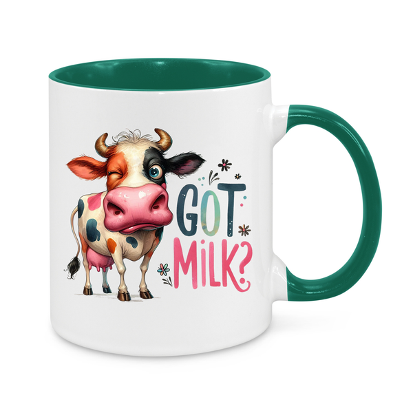 Funny Cow Mug – "Got Milk?" – Cute & Quirky 11oz Coffee Cup – Perfect Gift for Dairy Lovers & Farm Fans