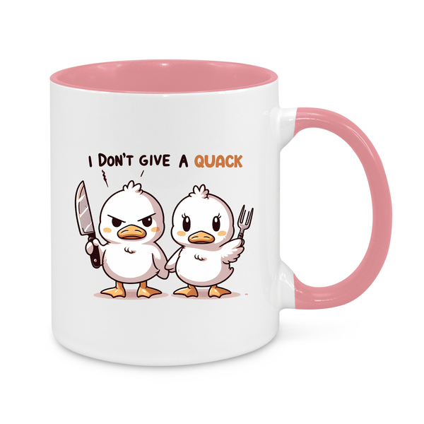 Funny Duck Mug – "I Don’t Give a Quack" – Hilarious 11oz Coffee Cup – Sarcastic Gift for Animal Lovers & Office Humor