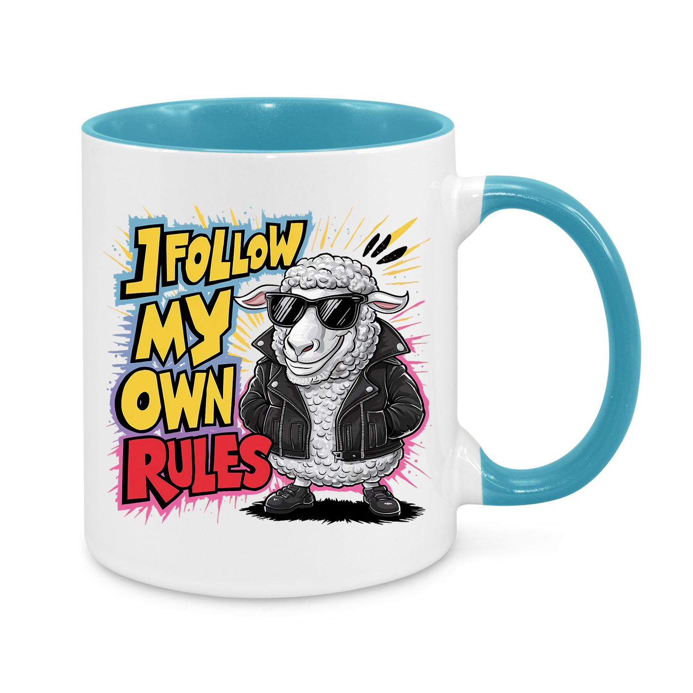 😎 Rebel Sheep Mug – 