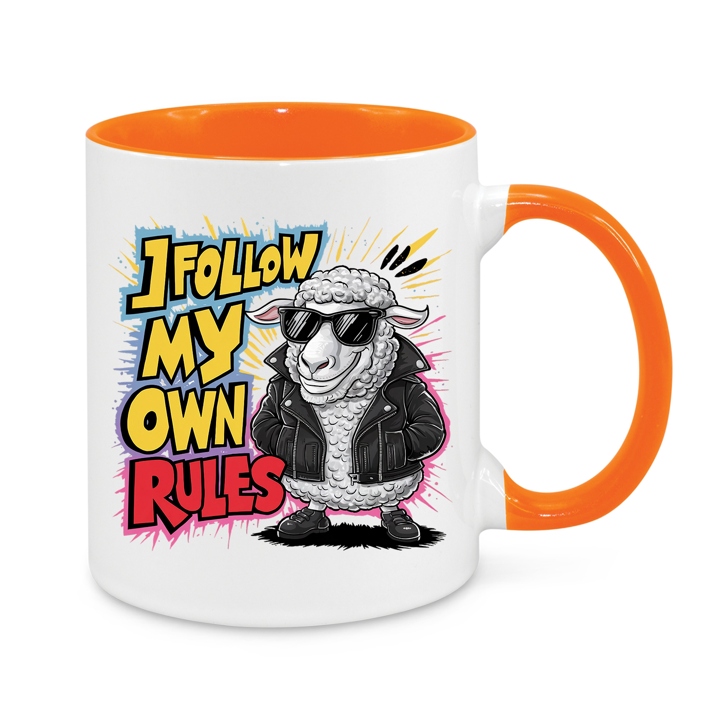 😎 Rebel Sheep Mug – 