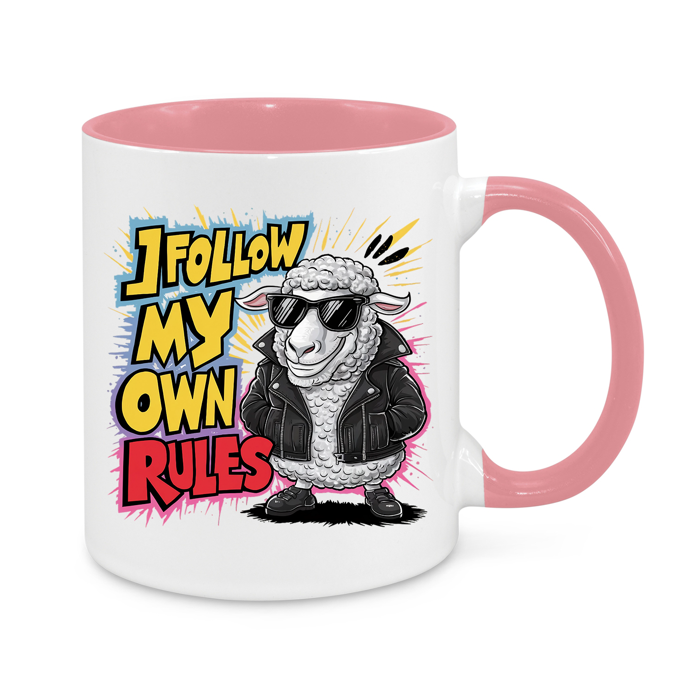 😎 Rebel Sheep Mug – 