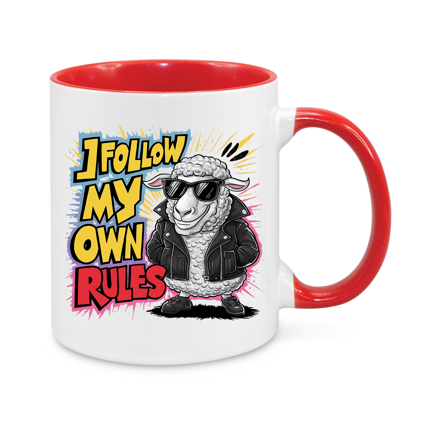 😎 Rebel Sheep Mug – 