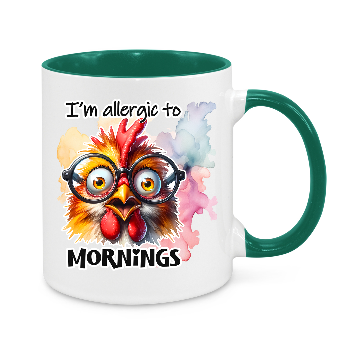 I'm Allergic to Mornings – Funny Chicken Mug | Coffee Lover’s Essential