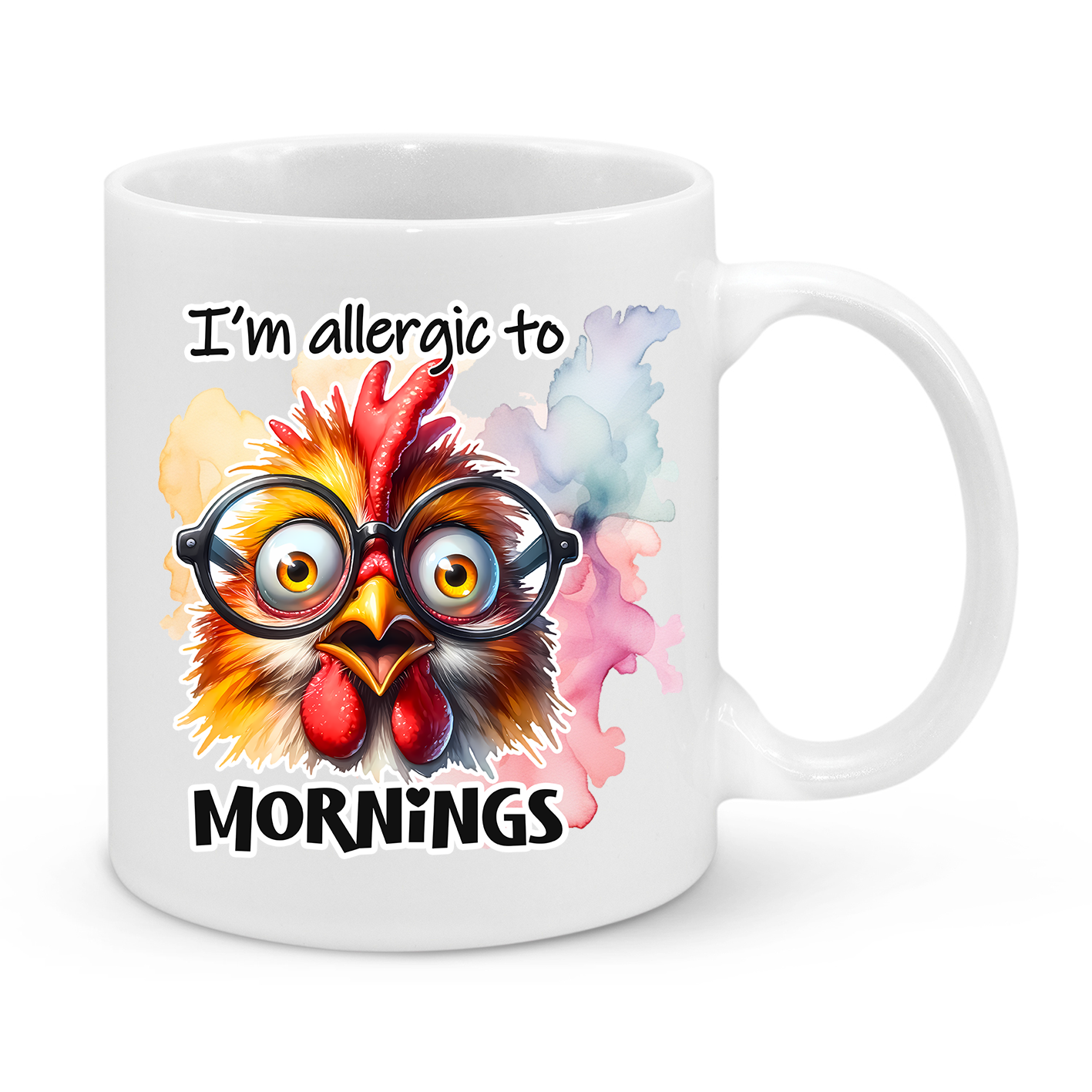 I'm Allergic to Mornings – Funny Chicken Mug | Coffee Lover’s Essential