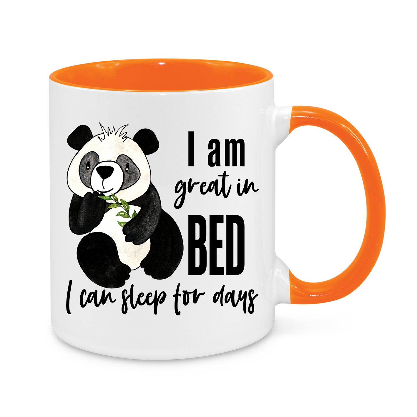 I Am Great in Bed – Funny Panda Mug | Sleep Lover’s Gift