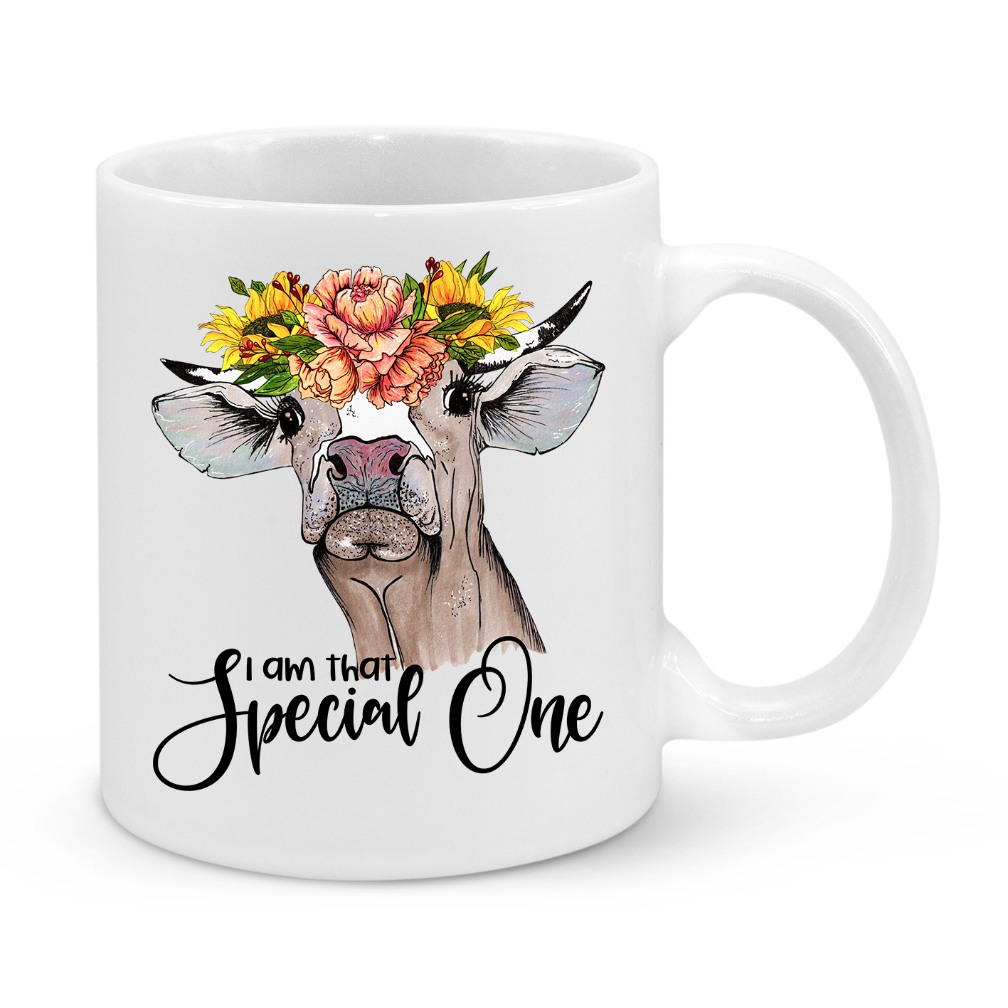 Floral Cow Mug – 