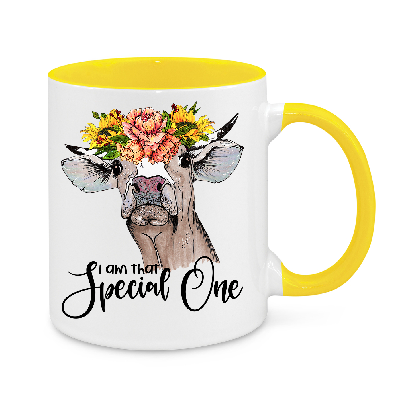 Floral Cow Mug – 