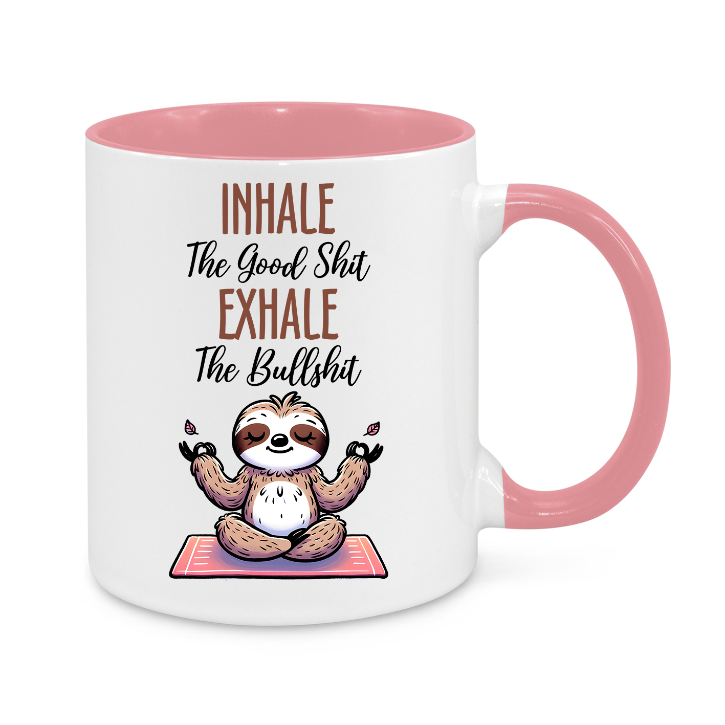 Funny Sloth Yoga Mug – Relax & Unwind – 11oz Meditation Coffee Cup Gift