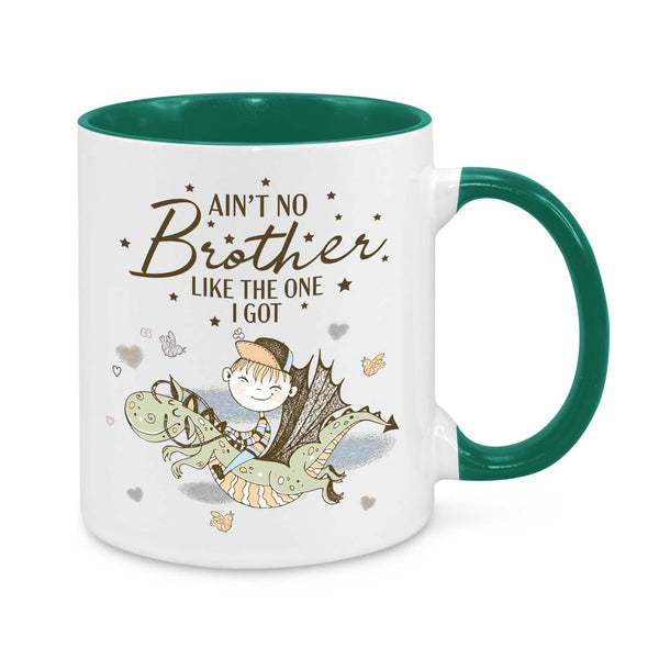 Ain’t No Brother Like the One I Got – Personalised Brother Gift Mug for Birthdays & Christmas
