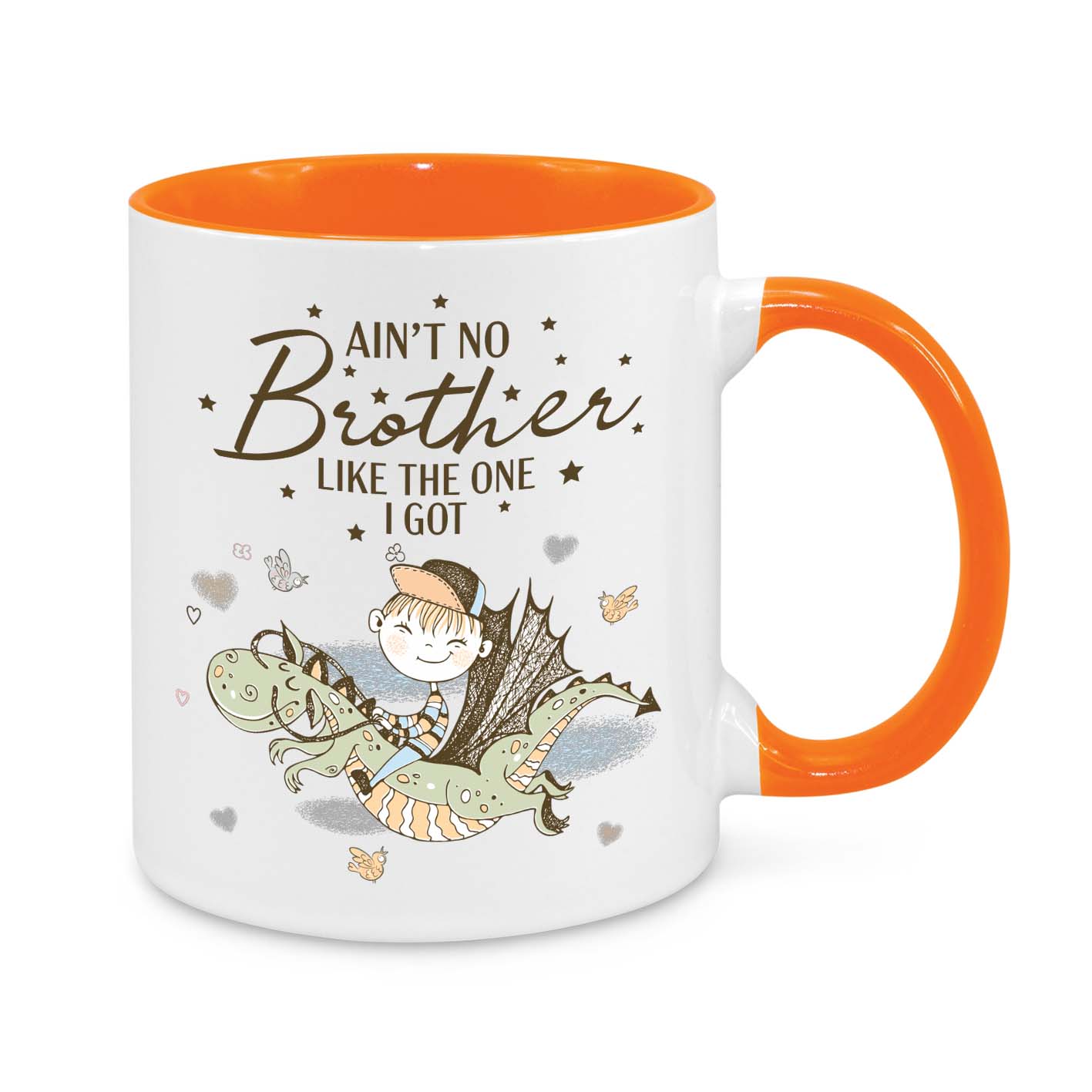 Ain’t No Brother Like the One I Got – Personalised Brother Gift Mug for Birthdays & Christmas