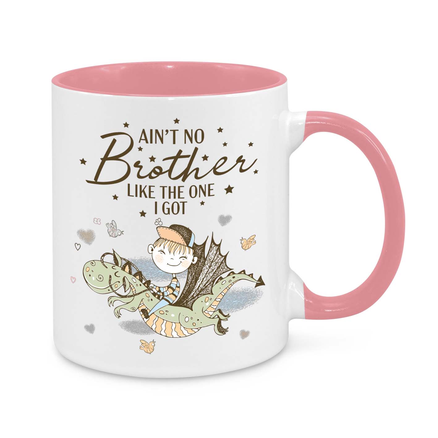 Ain’t No Brother Like the One I Got – Personalised Brother Gift Mug for Birthdays & Christmas