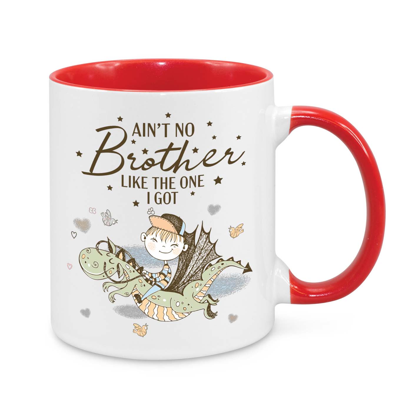 Ain’t No Brother Like the One I Got – Personalised Brother Gift Mug for Birthdays & Christmas