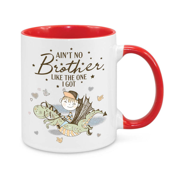 Ain’t No Brother Like the One I Got – Personalised Brother Gift Mug for Birthdays & Christmas