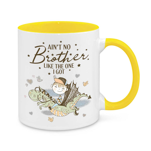 Ain’t No Brother Like the One I Got – Personalised Brother Gift Mug for Birthdays & Christmas