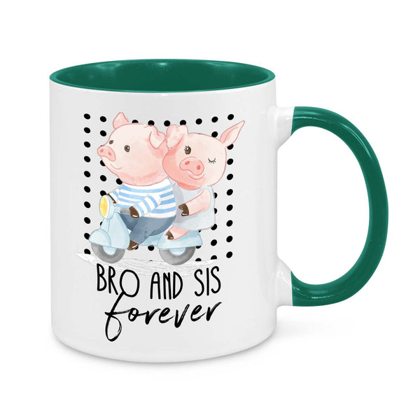 Bro and Sis for Ever Novelty Mug
