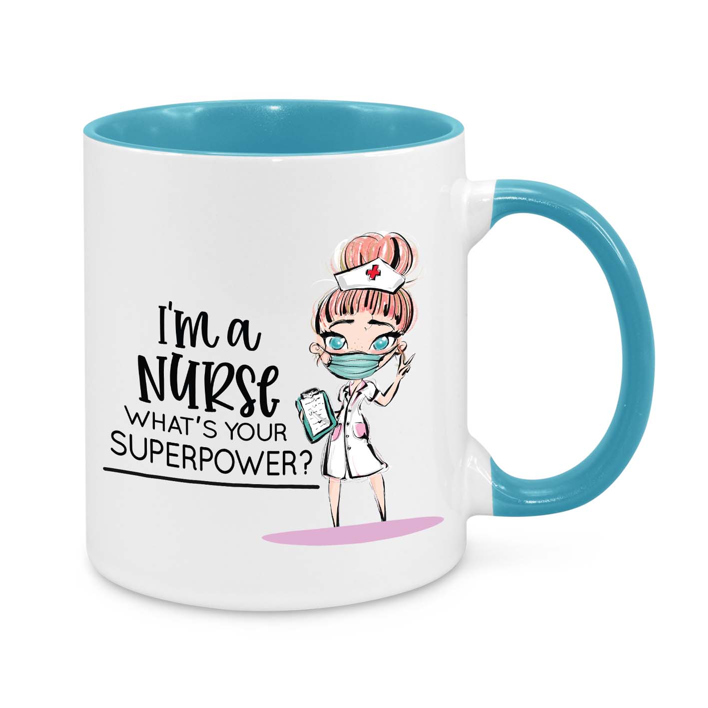 I am Nurse, what is Your Superpower? Novelty Mug