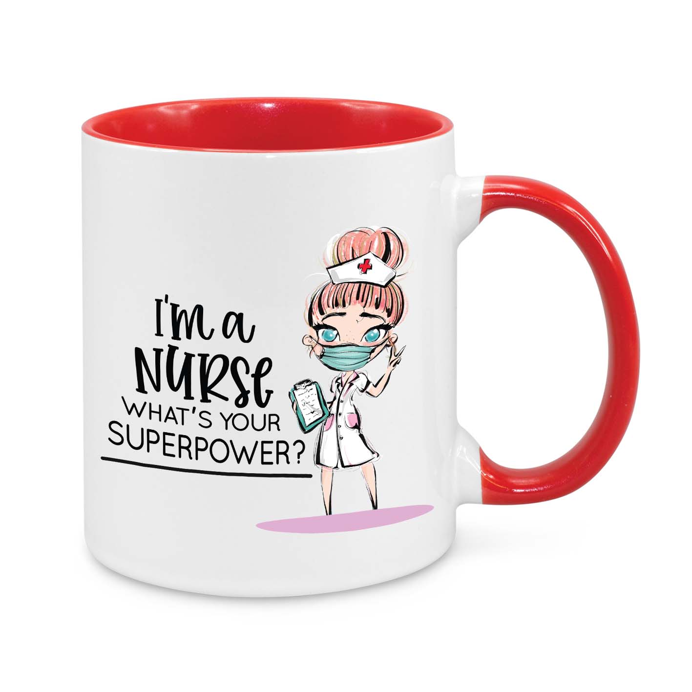 I am Nurse, what is Your Superpower? Novelty Mug