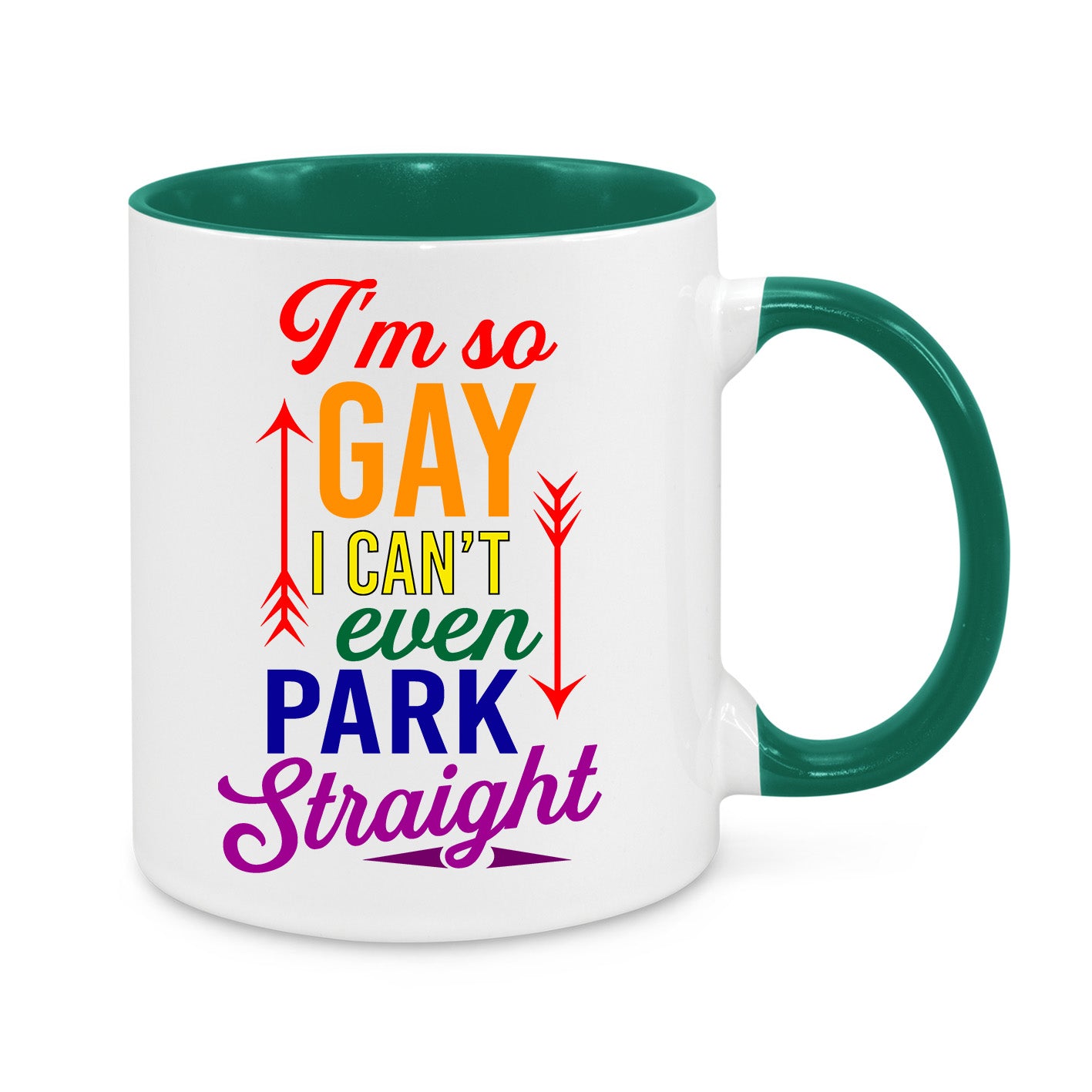 I am Gay I Can't Even Part Straight Novelty Mug