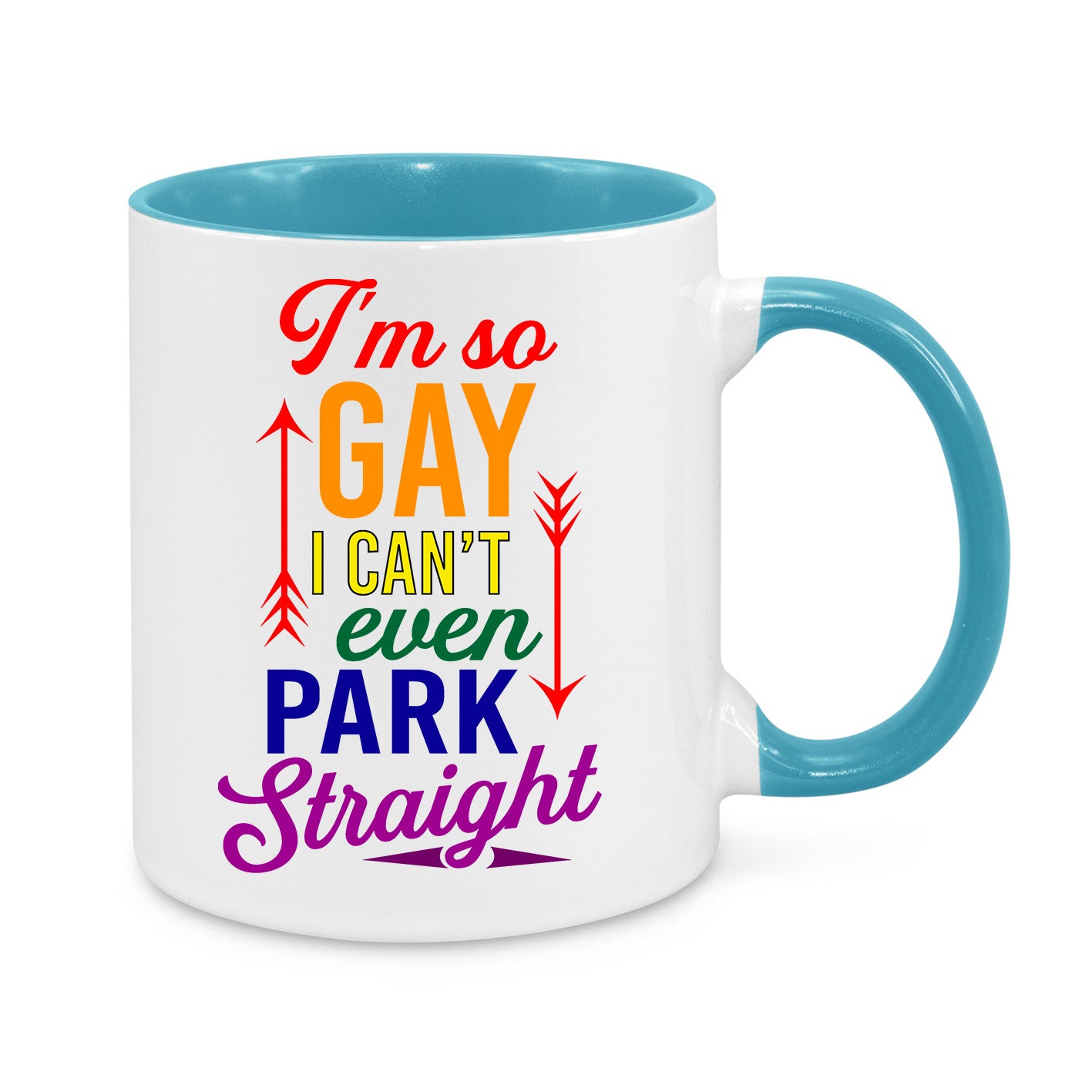 I am Gay I Can't Even Part Straight Novelty Mug