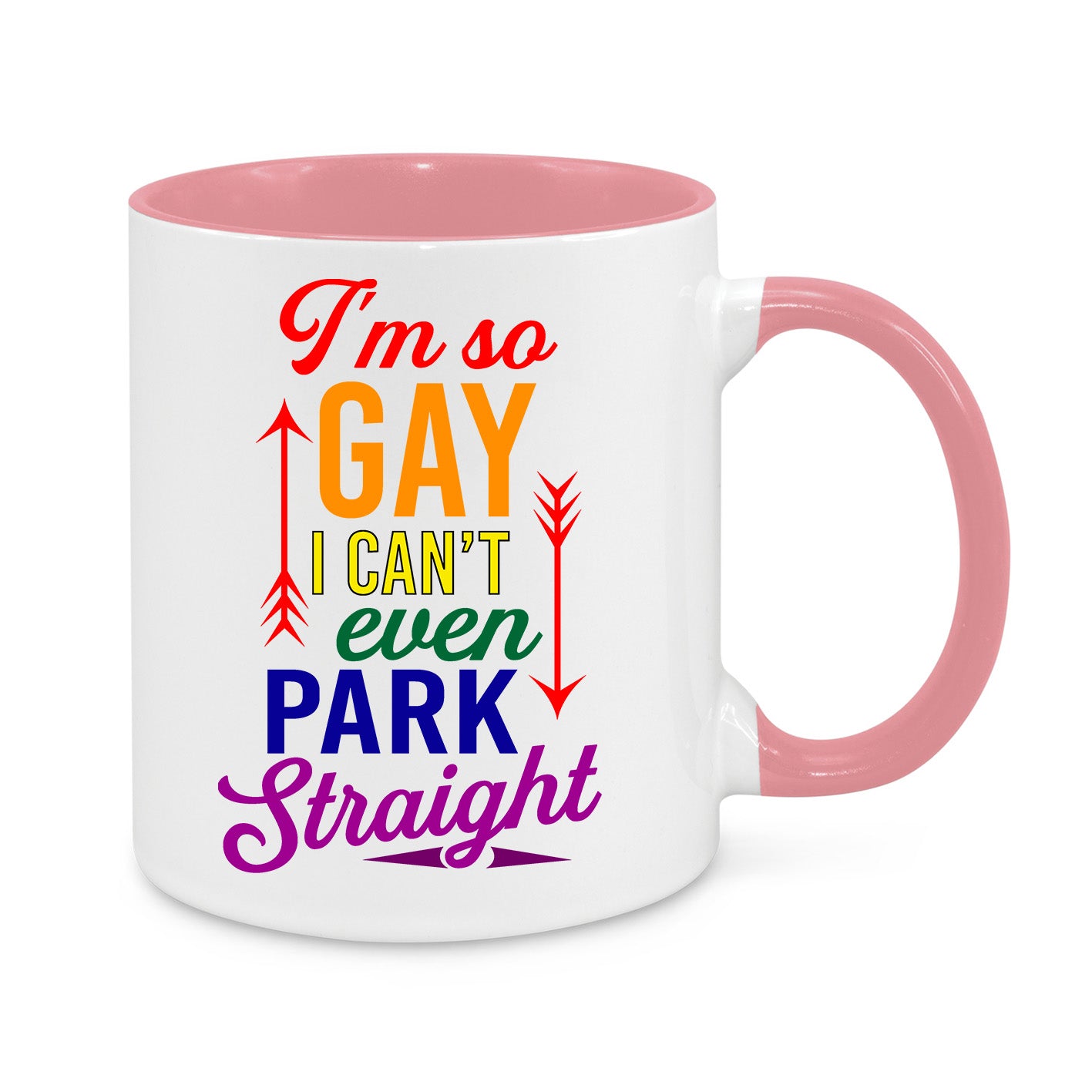 I am Gay I Can't Even Part Straight Novelty Mug