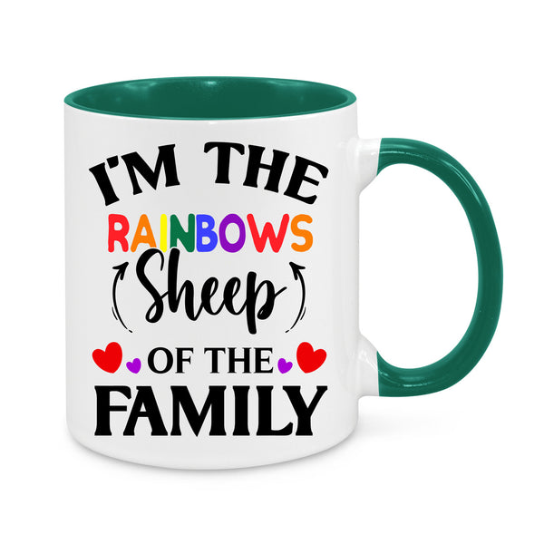 I'm the Rainbow Sheep of the Family Mug – Funny LGBTQ+ Pride Coffee Cup
