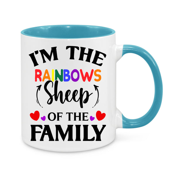 I'm the Rainbow Sheep of the Family Mug – Funny LGBTQ+ Pride Coffee Cup