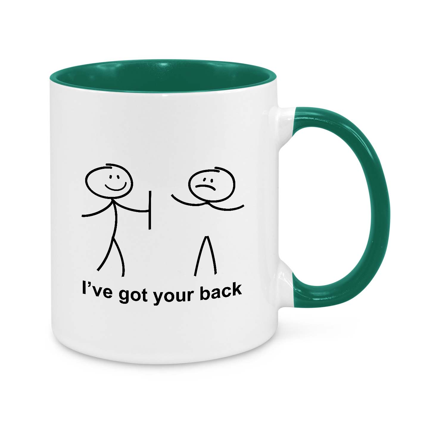 I've Got Your Back – Funny Stick Figure Coffee Mug
