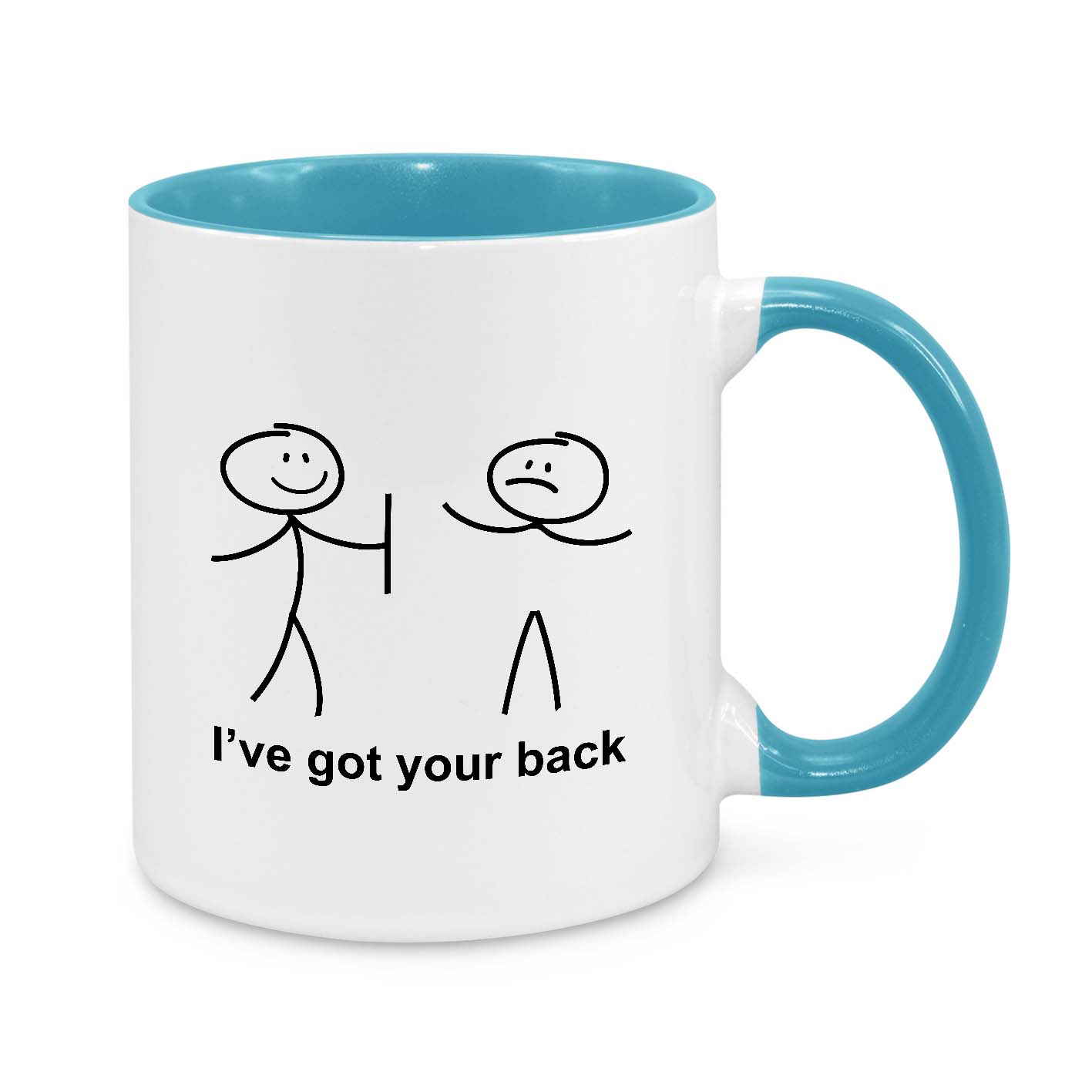 I've Got Your Back – Funny Stick Figure Coffee Mug