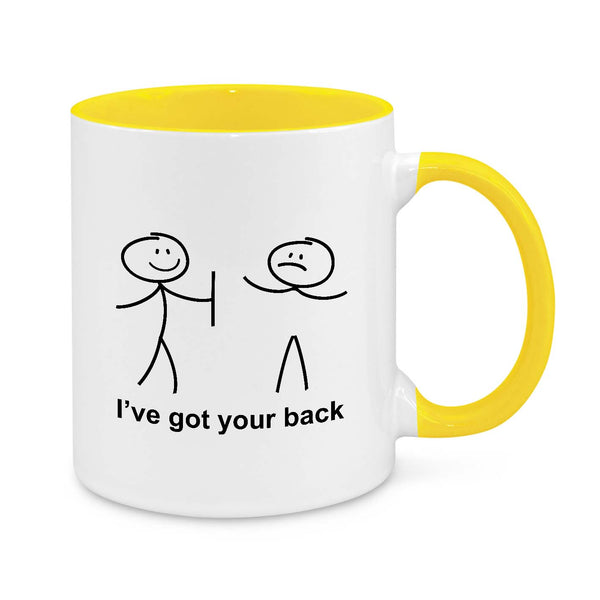 I've Got Your Back – Funny Stick Figure Coffee Mug