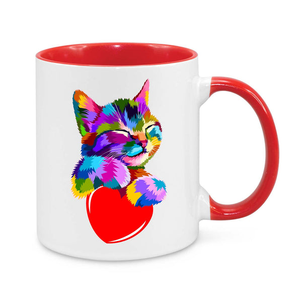 Colourful Cat Art Mug – The Purr-fect Gift for Cat Lovers