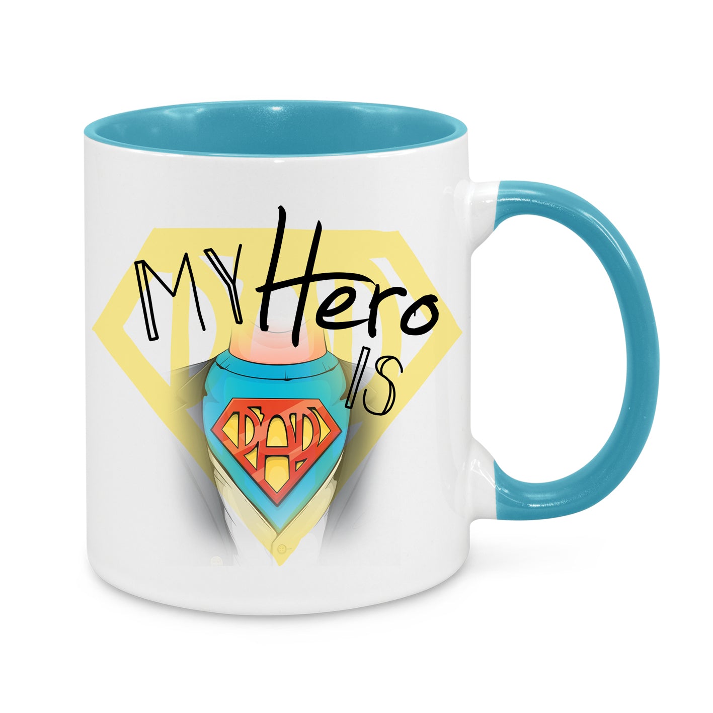 My Hero Is Dad Novelty Mug