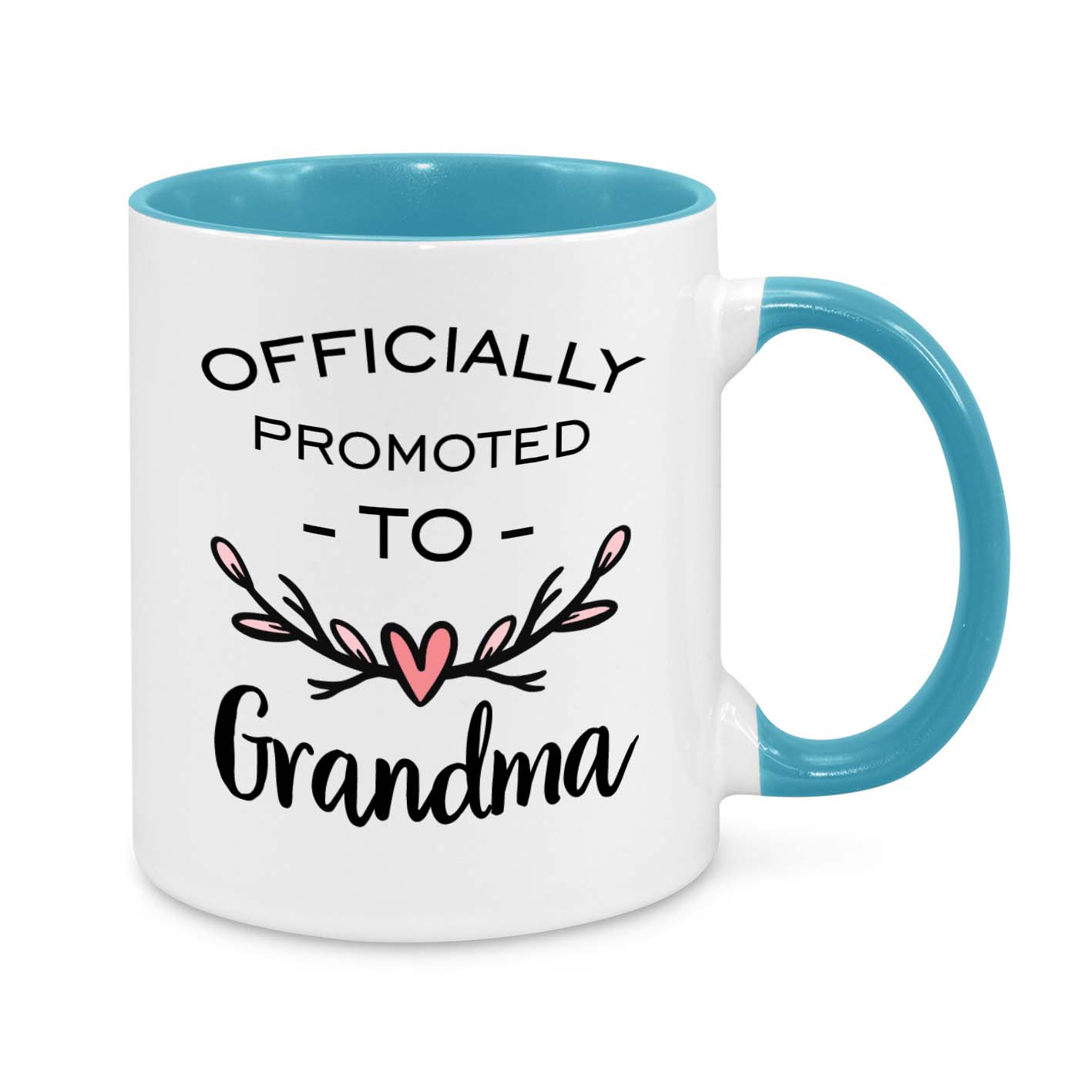 Officially Promoted to Grandma – Personalised New Grandma Mug