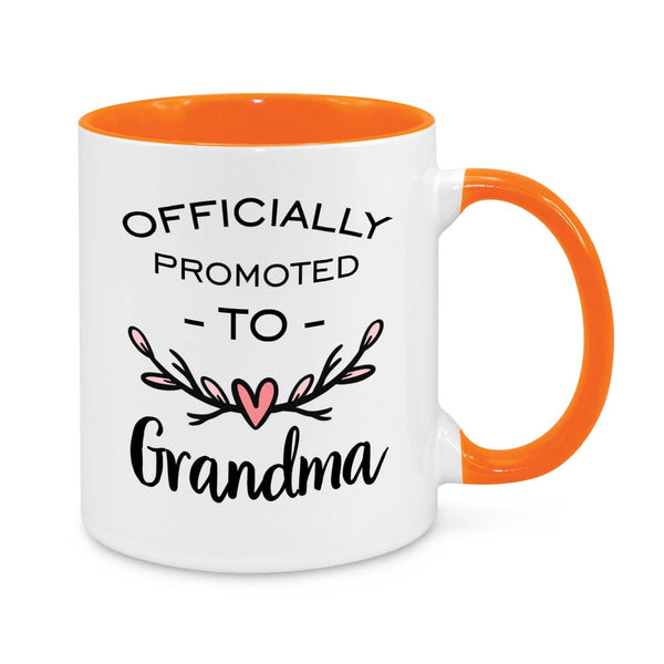 Officially Promoted to Grandma – Personalised New Grandma Mug