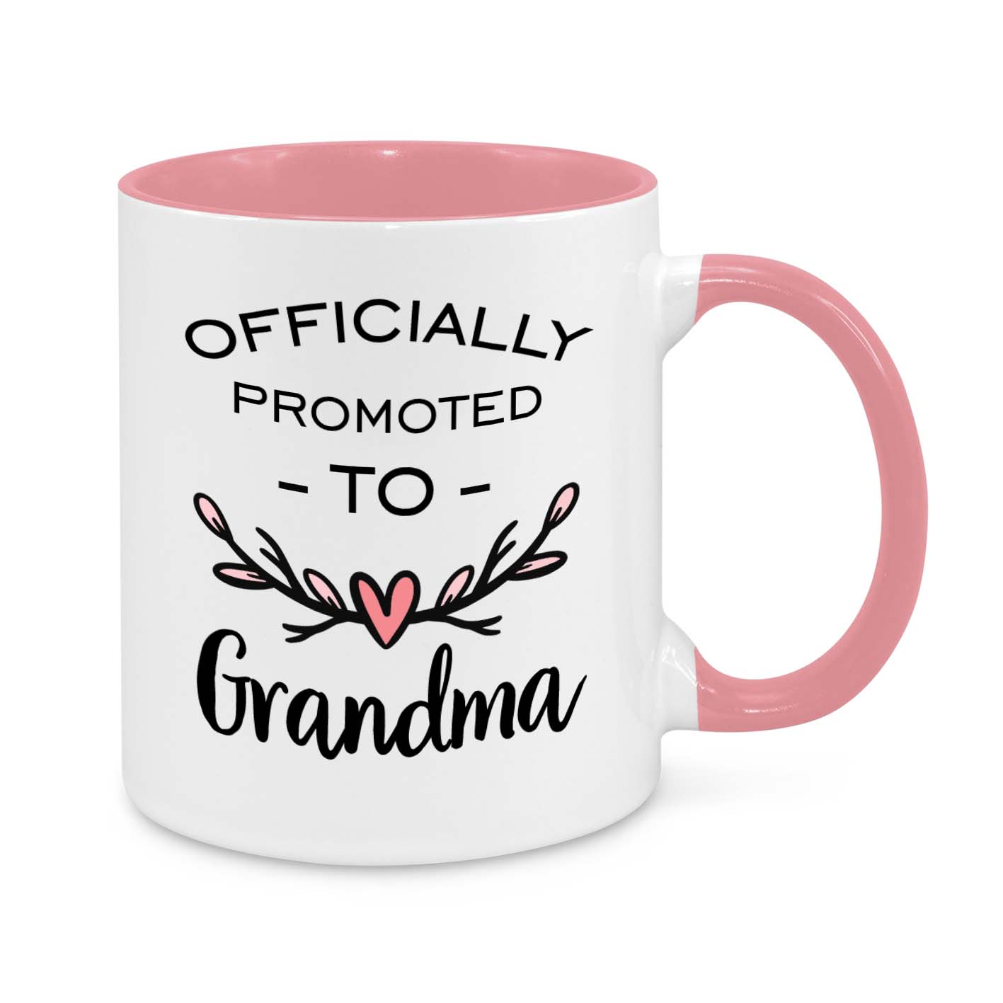 Officially Promoted to Grandma – Personalised New Grandma Mug