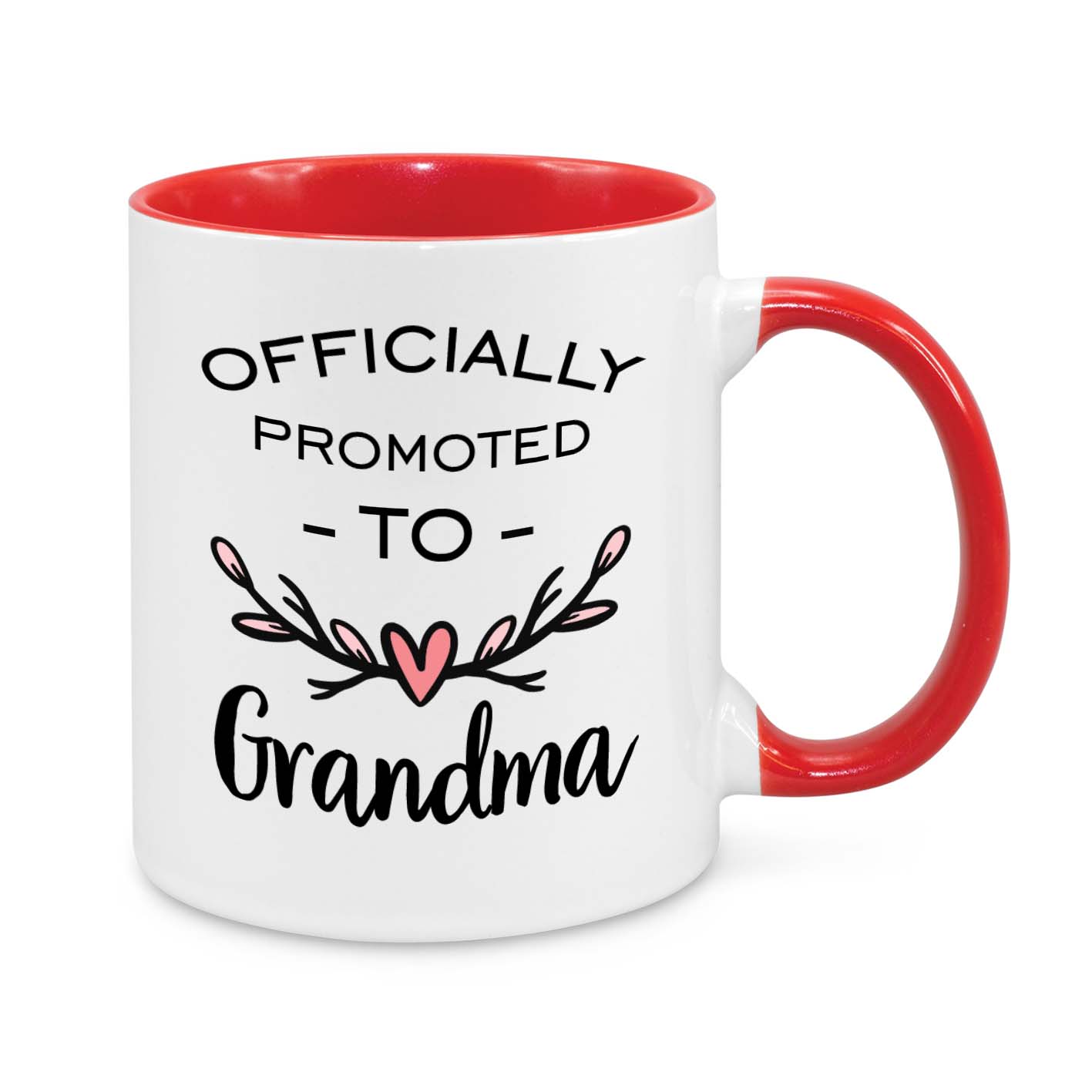 Officially Promoted to Grandma – Personalised New Grandma Mug