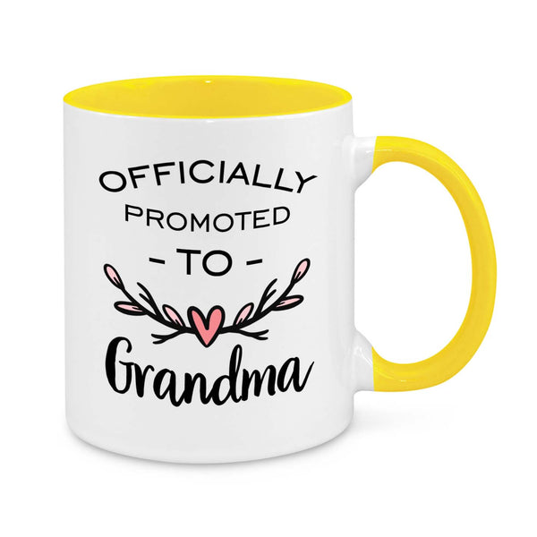 Officially Promoted to Grandma – Personalised New Grandma Mug