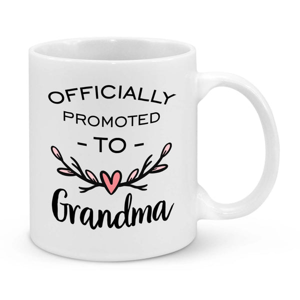 Officially Promoted to Grandma – Personalised New Grandma Mug