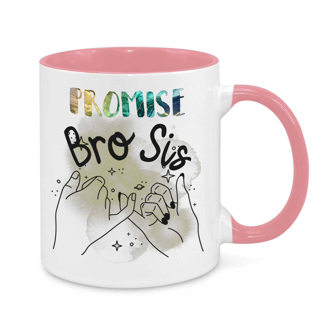 Brother & Sister Promise Mug – Heartfelt Pinky Swear Gift for Siblings