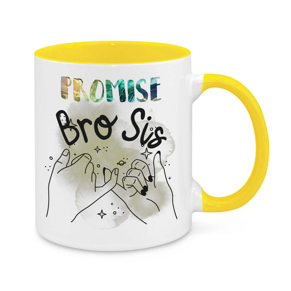 Brother & Sister Promise Mug – Heartfelt Pinky Swear Gift for Siblings