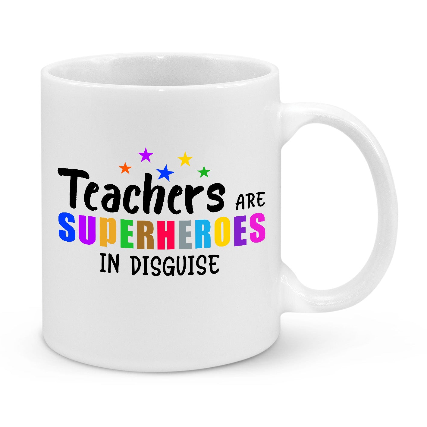 Teachers Are Superheroes Novelty Mug