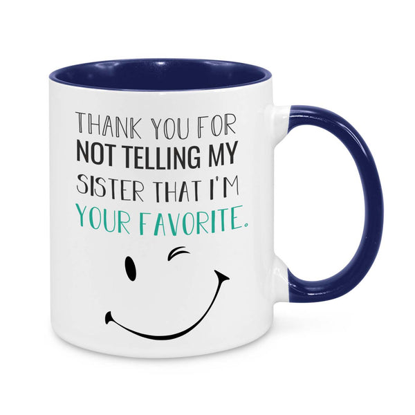 Funny Favourite Child Mug – Humorous Coffee Cup Gift for Parents