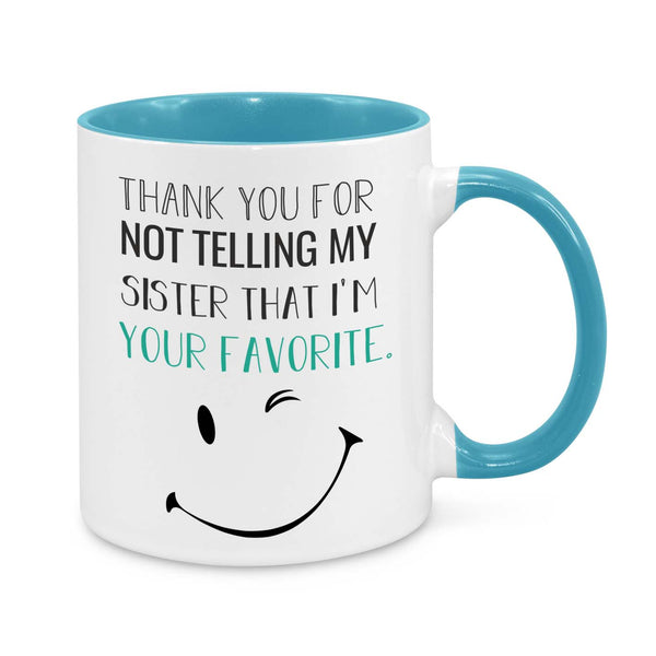 Funny Favourite Child Mug – Humorous Coffee Cup Gift for Parents