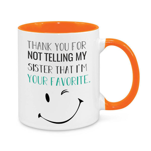 Funny Favourite Child Mug – Humorous Coffee Cup Gift for Parents