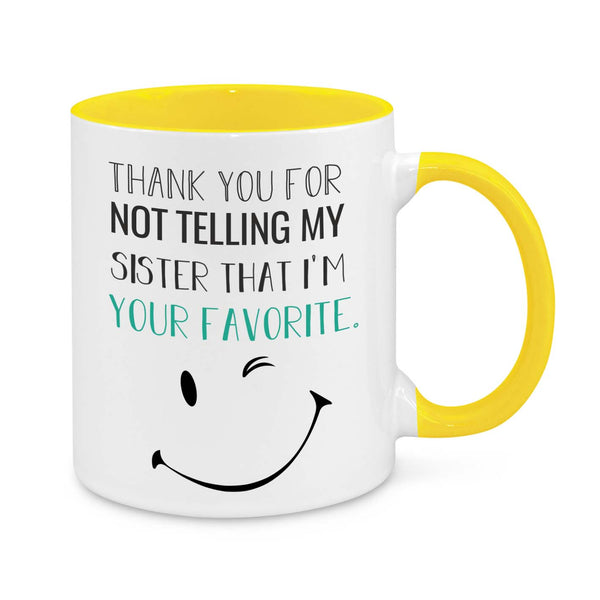 Funny Favourite Child Mug – Humorous Coffee Cup Gift for Parents