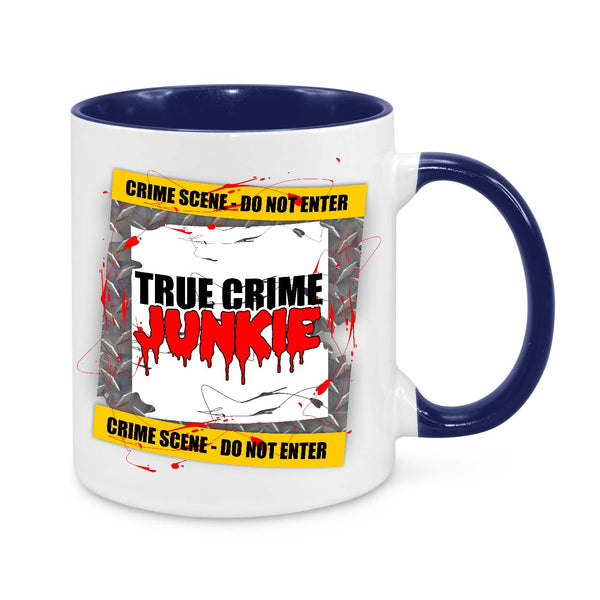 "True Crime Junkie" Mug – The Perfect Gift for Crime Show Addicts!